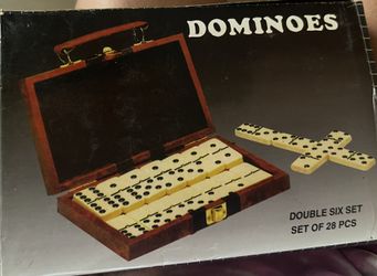 Dominoes Double Six Set, Set of 28 pcs