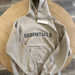 Mocha Brown Essentials Hoodie Medium