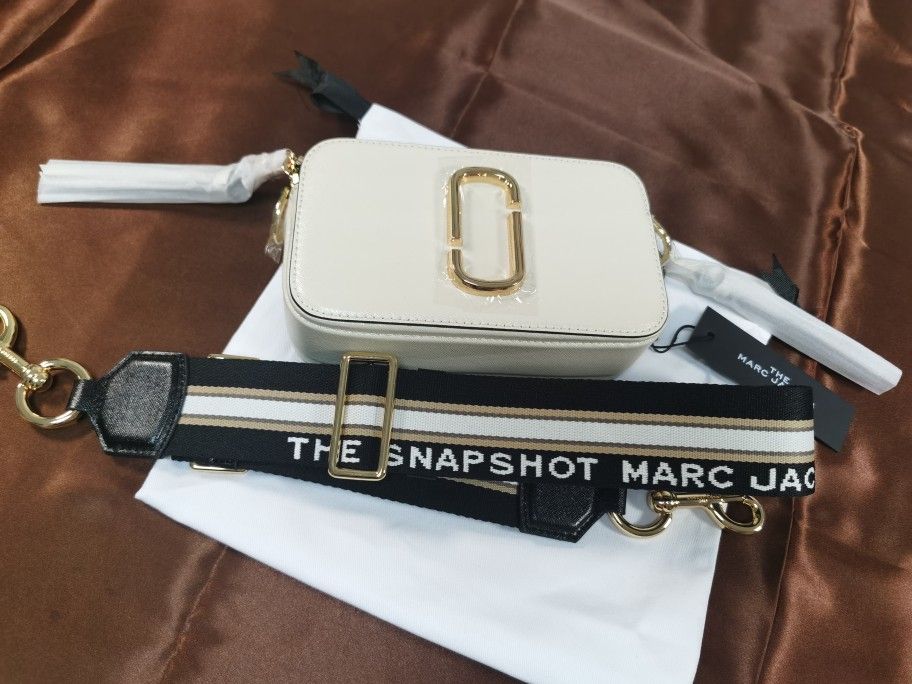 Marc Jacobs The Snapshot Crossbody Bag Cloud White