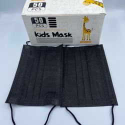Face masks  Disposable kids black