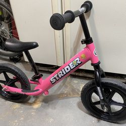 Strider 12” Pink Balanced Bike