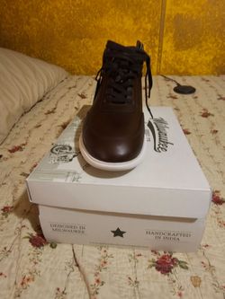 Handmade  leather Milwaukee Boots size 12 and 13 men