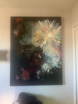 Beautiful painting of the Holy Spirit showing up in a moment of darkness