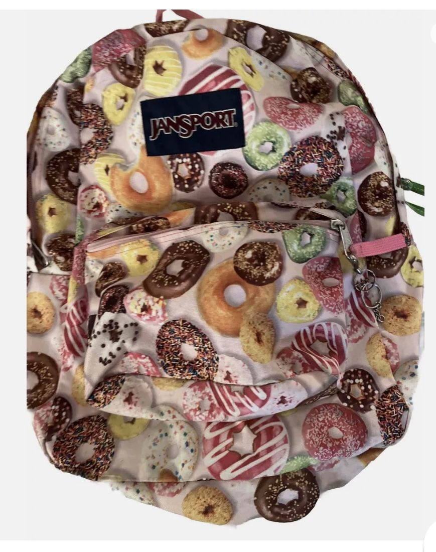 Jansport Donut Print Backpack 16x13x9 