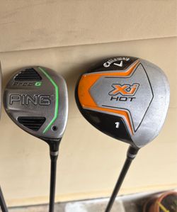 Ping ProdiG wood and Calloway XiHot driver