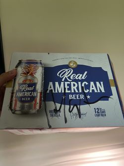 Hulk Hogan Autographed Real American Beer Box