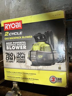 RYOBI backpack Blower