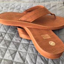 Banana Republic Stitched Flip Flop Men's - Cognac