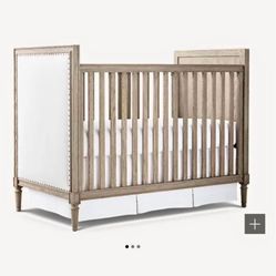 Upholstered Crib- Restoration Hardware