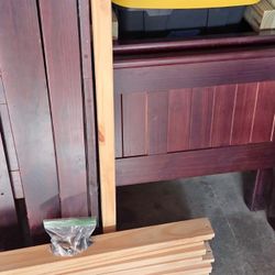 Twin Wooden Slated Bed Frame 