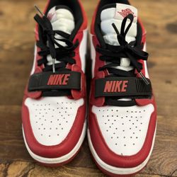 Jordan Legacy 312 Low Mens (CD7069-116, White/Black-Gym RED