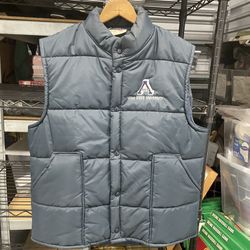 Vintage Puffer vest King Louie Utah State 