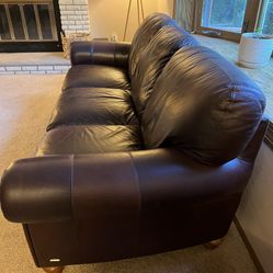 Brown Leather Couch