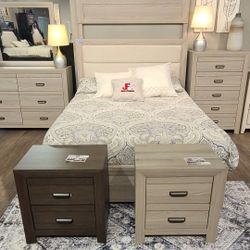 Brand New! 7pc Queen/Full Bedroom Set😍
Take it home with $39down 
Hablamos Español Y Financiamos🙋