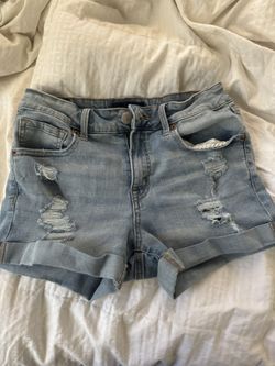 High-Rise Medium Stretchy Ripped Aeropostale Shorts
