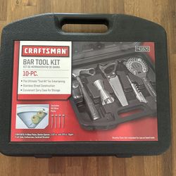 CRAFTSMAN BAR TOOL KIT 10 PIECE NOVELTY SET GIFT 