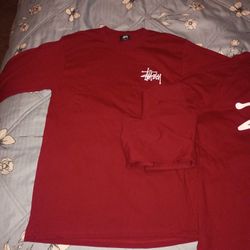 STUSSY LONG SLEEVE T-SHIRT (XS)(S)(M)(XXL)
