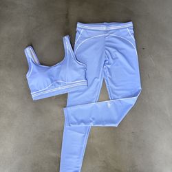 Blue Alo Yoga Set