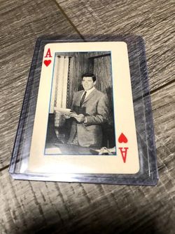 1966 Green Hornet Playing Cards Bruce Lee - Ace of Hearts