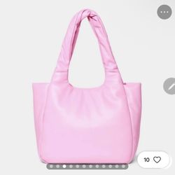 Women’s Handbag (A New Day Zip Closure Knotted Crossbody Bag)