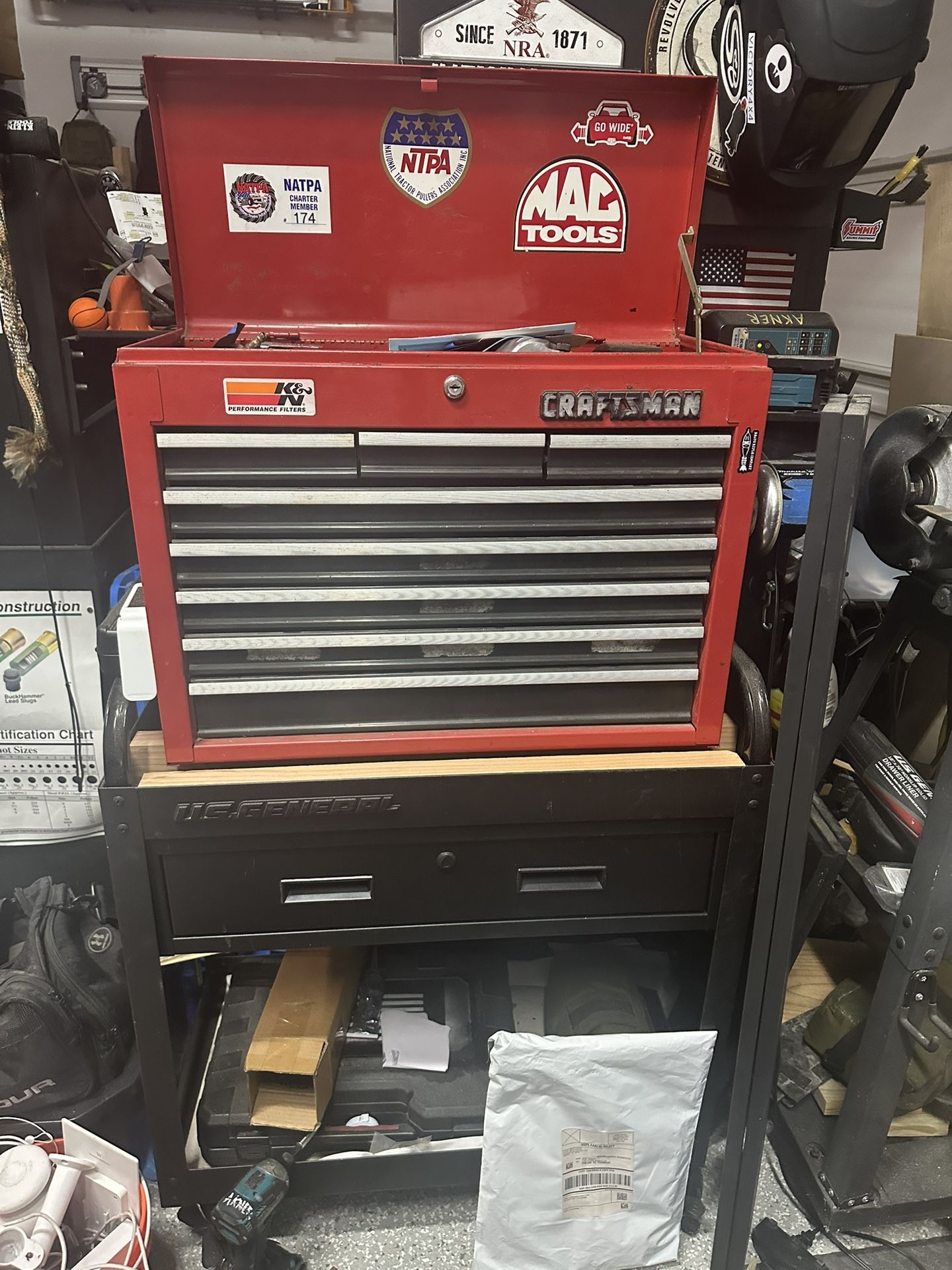 US General Rolling Tool Cart