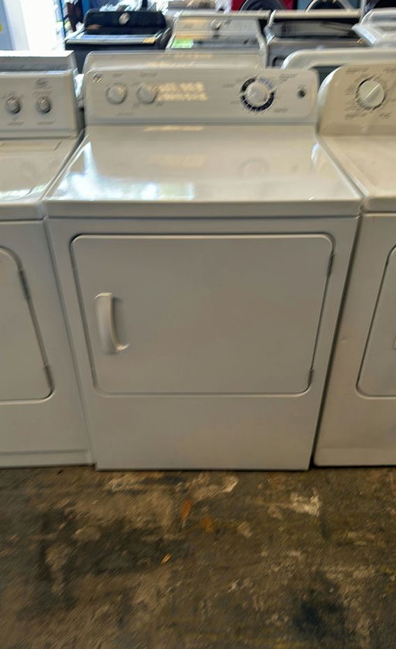 White Electric Dryer - Large Capacity, Great Condition
