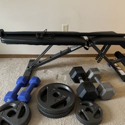 Weight Set + Bench