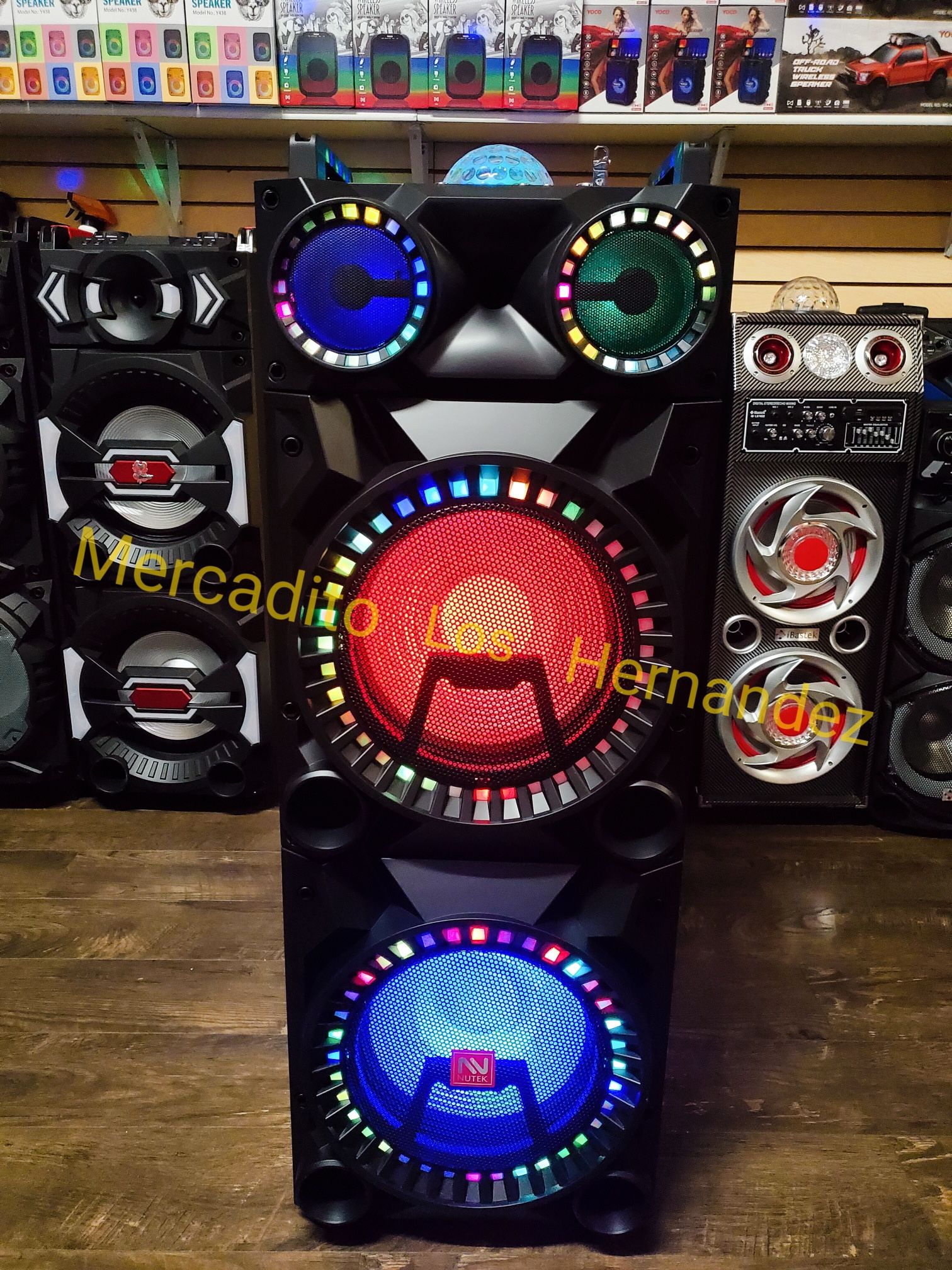 Karaoke Party Disco Bluetooth Speaker ❗️12000w - Versión 2025❗️❗️❗️ Ready For Big Parties🔊Lista Para Fiestas Grandes