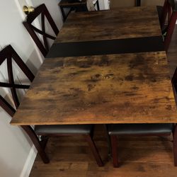 Versatile Foldable Dining Table Set – Perfect for Small Spaces!