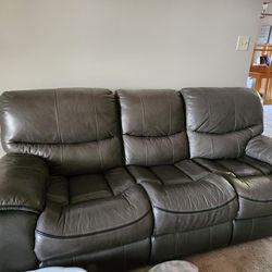 Leather Sofa And Love Seat