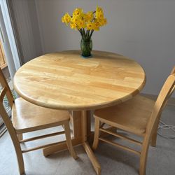 Wood Table Set