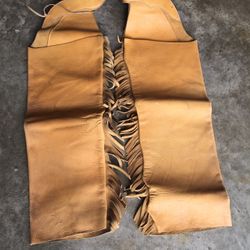 Heavy Duty Leather Chaps