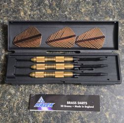 NEW Vintage Halex Brass Darts