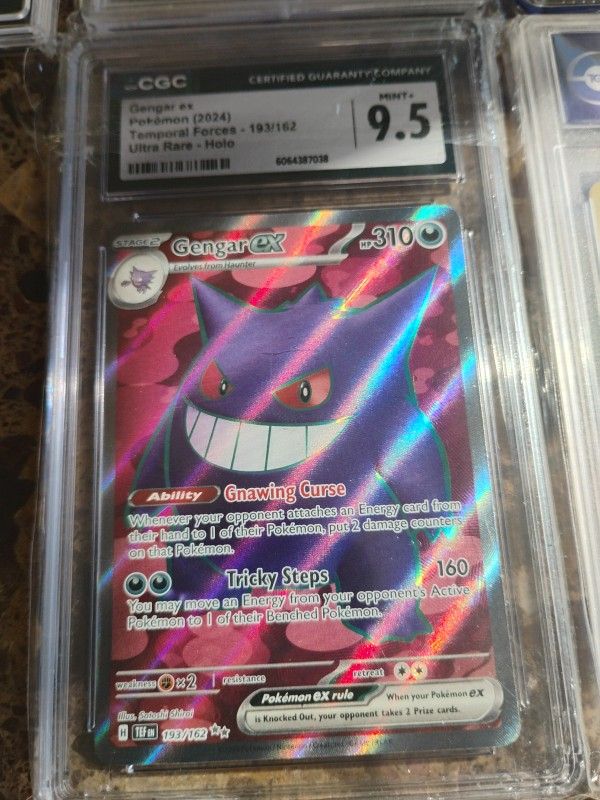 Pokemon Gengar EX Temporal Forces Mint Condition