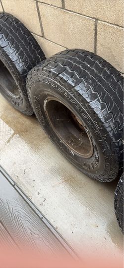 All-Terrain Tires on Steel Wheels