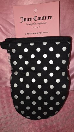 Juicy Couture 2 pack Mini Oven Mitts
