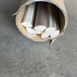 8  7' Quarter-Round Molding Colonial Cream