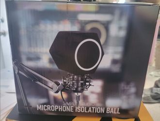 Simple studio mic isolation ball