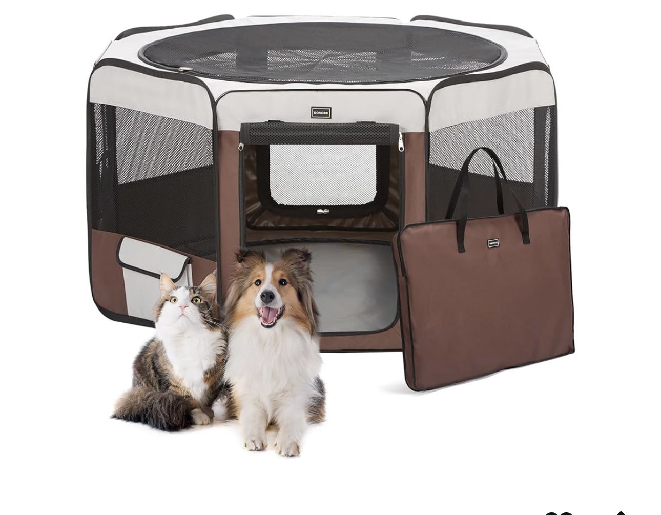 New- XL 55x55x30 Pet Pop Open Kennel, Crate, Playpen