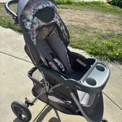 Baby Trend Stroller Baby Girl Floral 