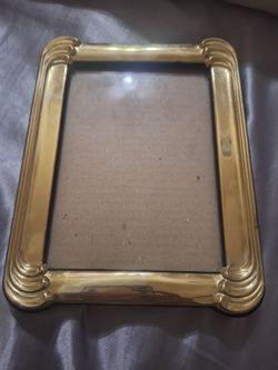 Brass picture frame