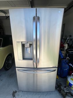 LG French door stainless refrigerator