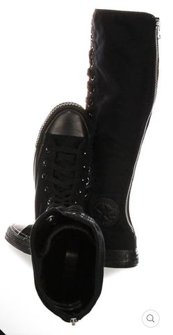 Converse Chuck Taylor All Star XX-Hi Knee-High Boots - Triple Black