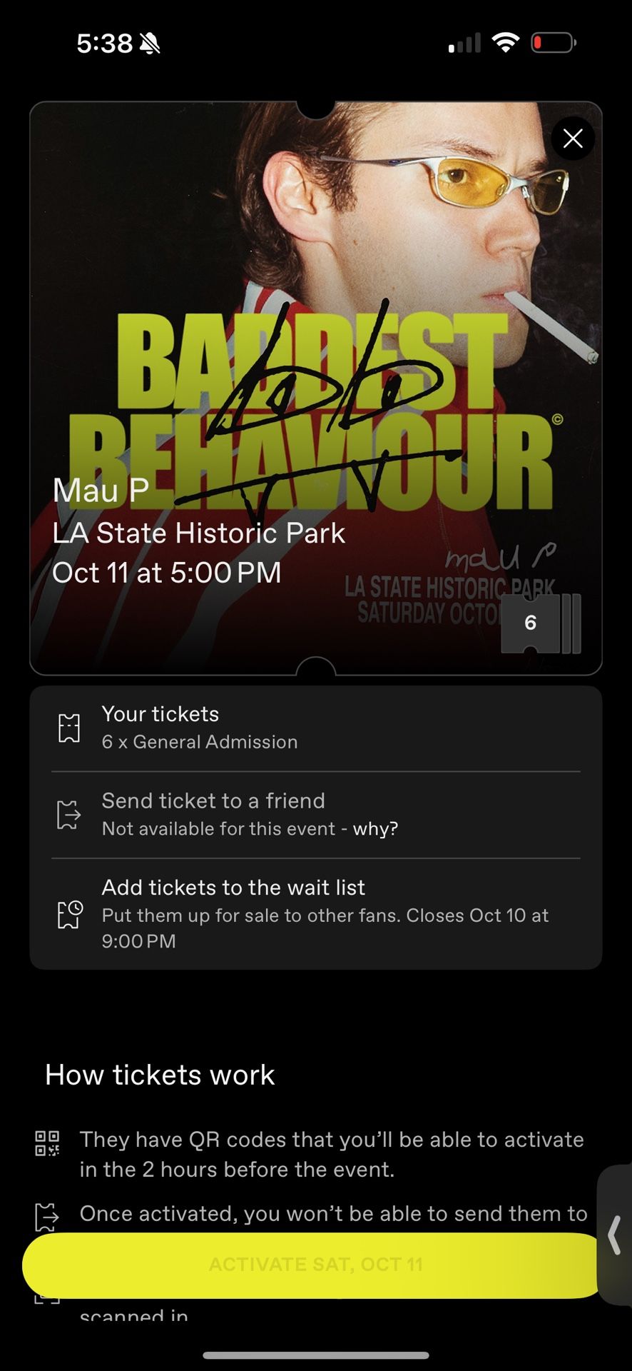 Mau P Oct 11