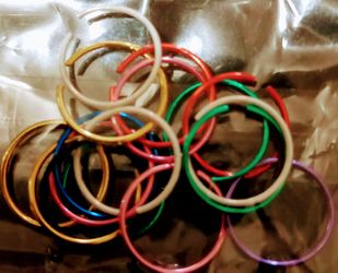 NOSE RINGS, MULTI~COLORS, NEW!