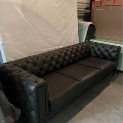 Black Leather Couch