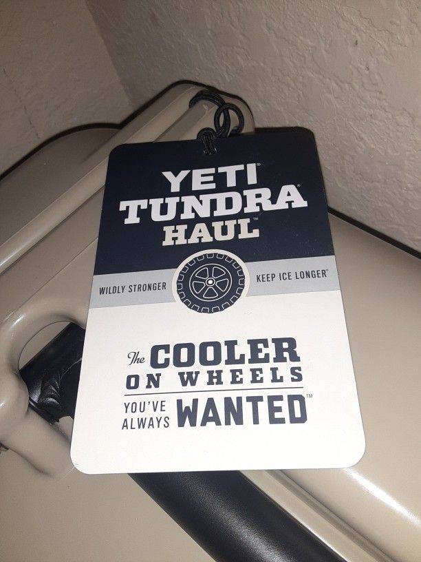 Yeti Tundra Cooler On Wheels..NEW