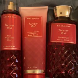 Bath And Body Forever Red Set