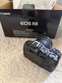 Canon R8 + 35mm 1.8 macro lens