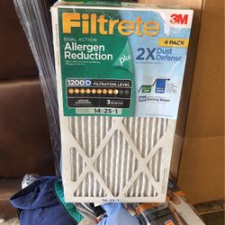 4pack Filter 14x25x1